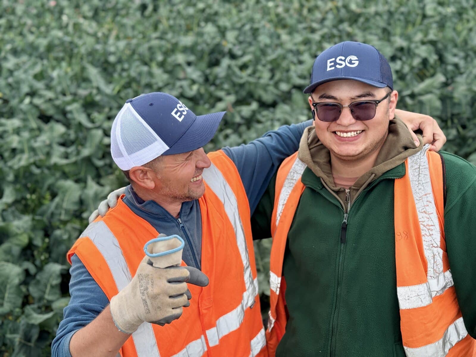 ESG SAW workers in a field in Fife
